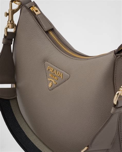 clay grey prada bag|Clay Grey Leather Bag .